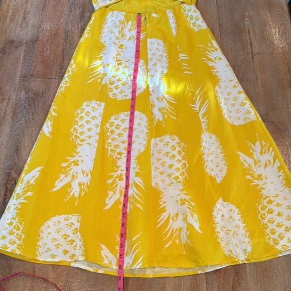 Anthropologie Maeve Pineapple Midi Dress • Size 2 - Picture 14 of 14